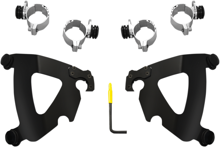 Memphis Shades - Road Warrior Mounting Kit - Black - FXDWG - Road Warrior Trigger-Lock Mount Kit - MEB2030 Memphis Shades - Road Warrior Mounting Kit - Black - FXDWG - Road Warrior Trigger-Lock Mount Kit - MEB2030