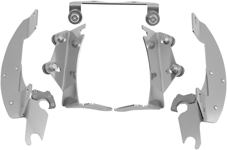 Memphis Shades - Batwing Trigger Lock Mounting Kit - VN 900C - Polished - Fats/Slim Windshield Trigger-Lock Complete Mount Kit - MEK1911 Memphis Shades - Batwing Trigger Lock Mounting Kit - VN 900C - Polished - Fats/Slim Windshield Trigger-Lock Complete Mount Kit - MEK1911
