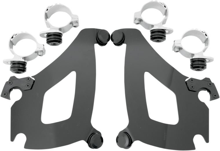 Memphis Shades - Bullet Mounting Kit - VTX13 - Black - Bullet Fairing Mount Kit - MEK1959