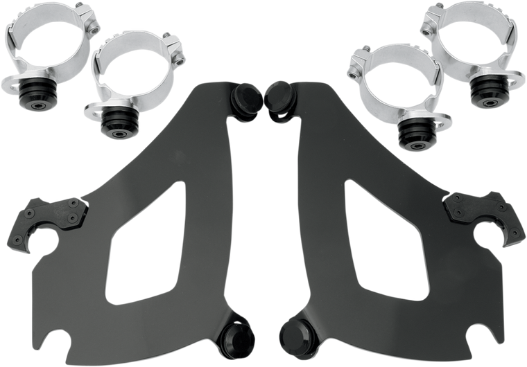 Memphis Shades - Bullet Mounting Kit - Fury - Black - Bullet Fairing Mount Kit - MEK1963