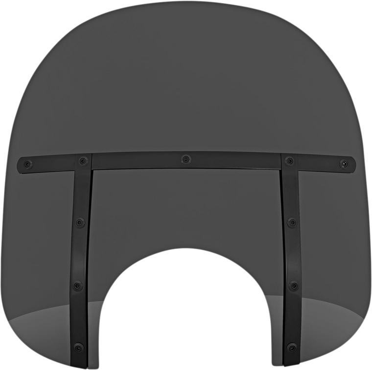 Memphis Shades - Fats Windshield - 15" - 9" Headlight - Dark Black Smoke - Memphis Fats Windshield - MEB35210