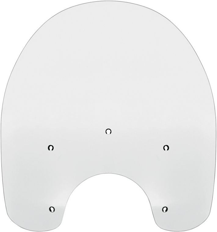 Memphis Shades - Replacement Shield - 17" - Clear - FLS - Replacement Plastic Windshield - MEP6270