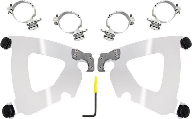 Memphis Shades - Road Warrior Trigger-Lock Mounting Kit - Black - XL - Road Warrior Trigger-Lock Mount Kit - MEB2059