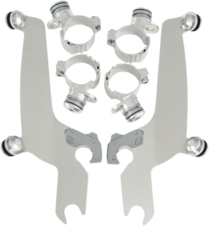 Memphis Shades - Trigger Lock Sportshield Mounting Kit - Yamaha/Kawasaki - No-Tool Trigger-Lock Mount Kit for Sportshield - MEM8934