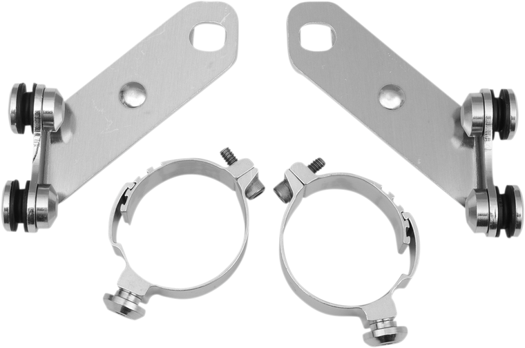 Memphis Shades - Lowers Hardware - 48-55mm Forks - Custom Lower Deflector Mount Kit - MEM9887