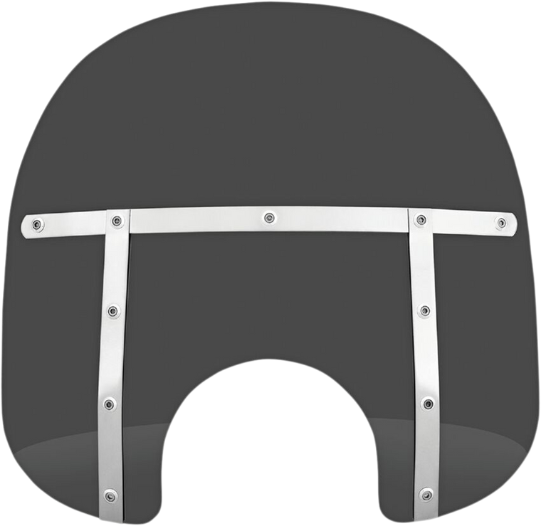 Memphis Shades - Fats Windshield - 15" - 7" Headlight - Dark Black Smoke - Memphis Fats Windshield - MEM31210