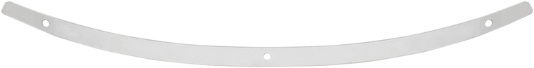 Memphis Shades - Windshield Trim - Polished - Solid - FLH '96-'13 - Stainless Steel Windshield Trim - MEM0942