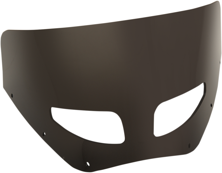 Memphis Shades - Roadwarrior Cafe Shield - Vented - Dark Black Smoke - 9" - Road Warrior Windshield  Includes Vent - MEP87310 Memphis Shades - Roadwarrior Cafe Shield - Vented - Dark Black Smoke - 9" - Road Warrior Windshield  Includes Vent - MEP87310