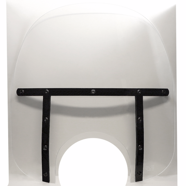 Memphis Shades - Fats Windshield - 17" - 9" Headlight - Clear - Memphis Fats Windshield - MEB3620