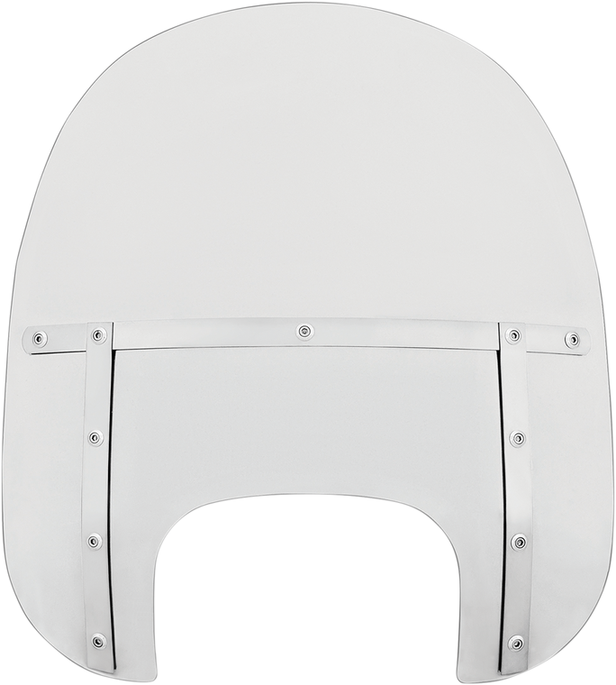 Memphis Shades - Fats Windshield - Clear - 17" - FLFB/S - Fats Windshield - MEM6200