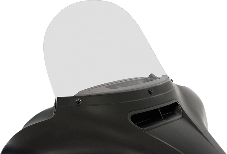 Memphis Shades - Windshield - 12" - Clear - FLHT/X '14+ - Replacement Lucite Windshield - MEP8180