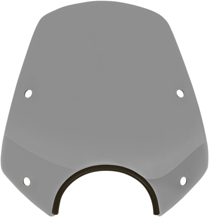 Memphis Shades - Del Rey Windshield - Black Smoke - Del Rey Sportshield - MEP50112