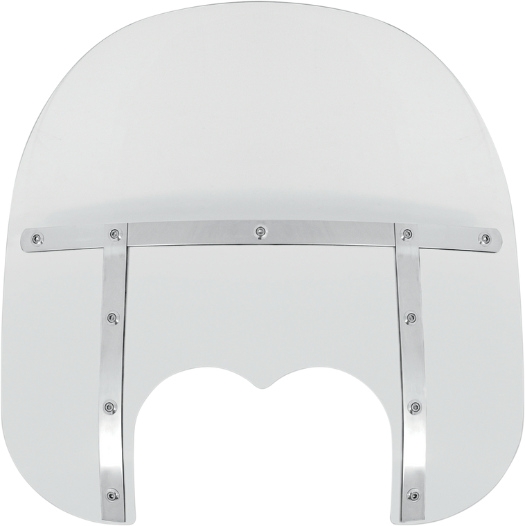 Memphis Shades - Fats Windshield - 15" - Clear - FXDF - Memphis Fats Windshield - MEM6730