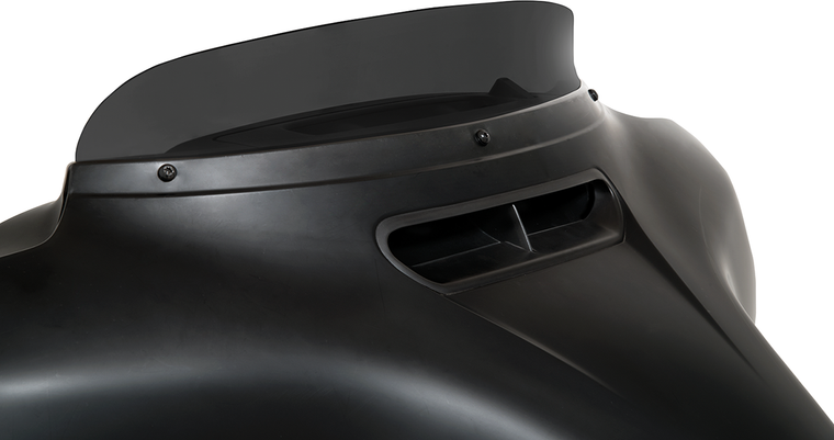 Memphis Shades - Spoiler Shield - 3" - Dark Black Smoke - FLH '14+ - Batwing Spoiler Windshield - MEP87810 Memphis Shades - Spoiler Shield - 3" - Dark Black Smoke - FLH '14+ - Batwing Spoiler Windshield - MEP87810