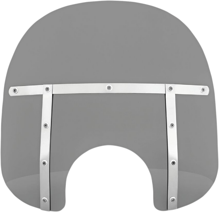 Memphis Shades - Fats Windshield - 15" - 7" Headlight - Black Smoke - Memphis Fats Windshield - MEM31212