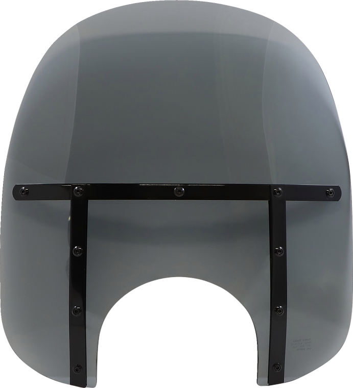 Memphis Shades - Fats Windshield - 17" - 9" Headlight - Black Smoke - Memphis Fats Windshield - MEB36212