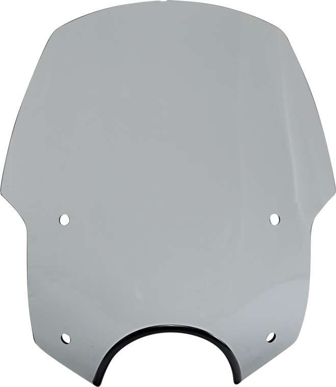 Memphis Shades - Alley Cat Windshield - 7" Headlight Cut Out - Black Smoke - Alley Cat Sportshield - MEP56112 Memphis Shades - Alley Cat Windshield - 7" Headlight Cut Out - Black Smoke - Alley Cat Sportshield - MEP56112