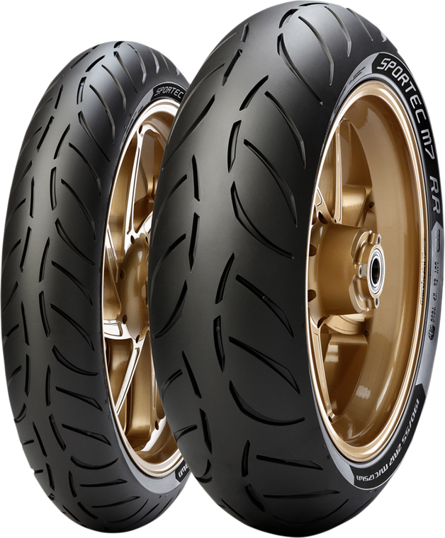 Metzeler - Tire - Sportec M7 RR - Front - 130/70ZR16 - (61W) - Sportec M7 RR Tire  Front - 3865600 Metzeler - Tire - Sportec M7 RR - Front - 130/70ZR16 - (61W) - Sportec M7 RR Tire  Front - 3865600