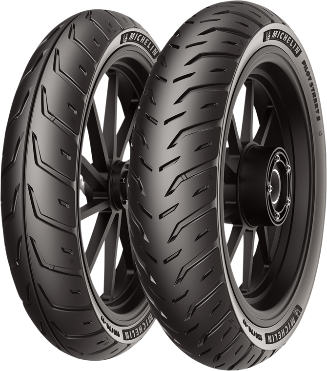 Michelin - Tire - Pilot Street 2 - Front/Rear - 80/90-17 - 50S - Pilot Street 2 Tire - 74609 Michelin - Tire - Pilot Street 2 - Front/Rear - 80/90-17 - 50S - Pilot Street 2 Tire - 74609