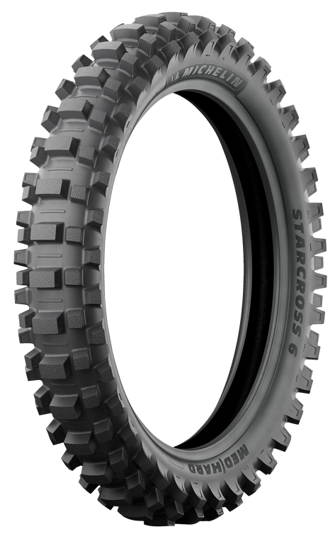 Michelin - Tire - Starcross 6 Medium Hard - Rear - 100/90-19 - 57M - Starcross 6 Medium Hard Tire - 42268