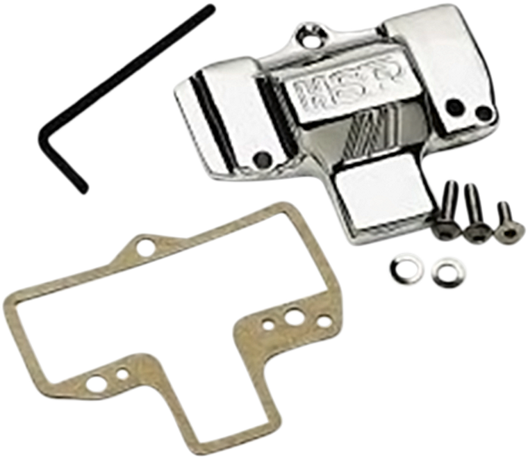 Mikuni - Logo Cover - Chrome - Carb Top Cover - KHS-029 Mikuni - Logo Cover - Chrome - Carb Top Cover - KHS-029
