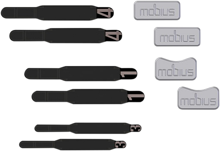 Mobius - X8 Strap Kit - XL - X8 Strap  Kit - 2050205 Mobius - X8 Strap Kit - XL - X8 Strap  Kit - 2050205