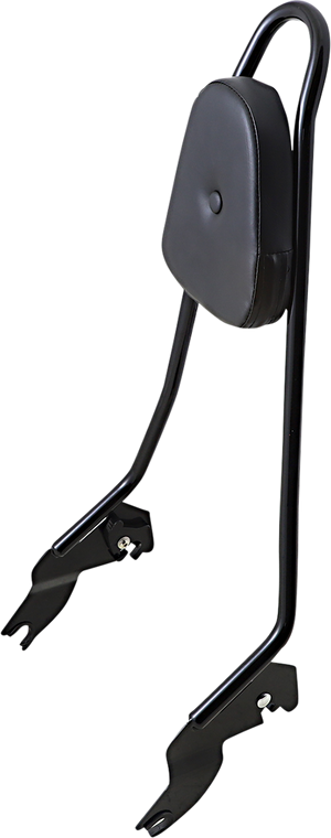 Motherwell - Touring Sissy Bar - Gloss Black - 24" - Quick Detachable Sissy Bar Backrest - MWL-456-GB
