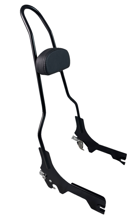 Motherwell - Quick Release Sissy Bar - 23" - With Pad - Matt Black - 23" Quick Release Sissy Bar - MWL-196-18-MB