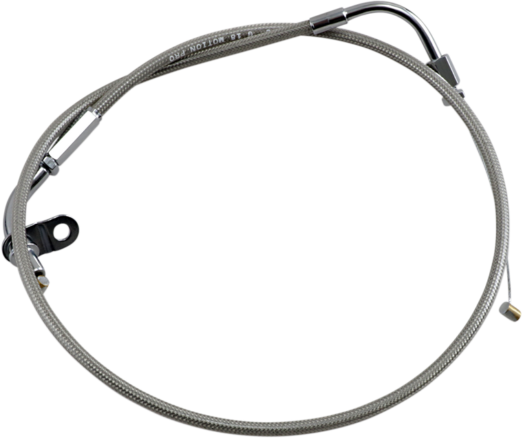 Motion Pro - Throttle Cable - Pull - Yamaha - Stainless Steel - Armor Coat Stainless Steel Throttle/Idle Cable for Cruisers - 65-0266