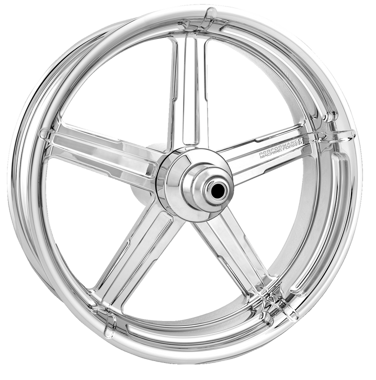 Performance Machine - Wheel - Formula - Dual Disc/ABS - Front - Chrome - 21"x3.50" - Phatour 180 Contour Series Front Formula Wheel - 15207106RFMJCH Performance Machine - Wheel - Formula - Dual Disc/ABS - Front - Chrome - 21"x3.50" - Phatour 180 Contour Series Front Formula Wheel - 15207106RFMJCH