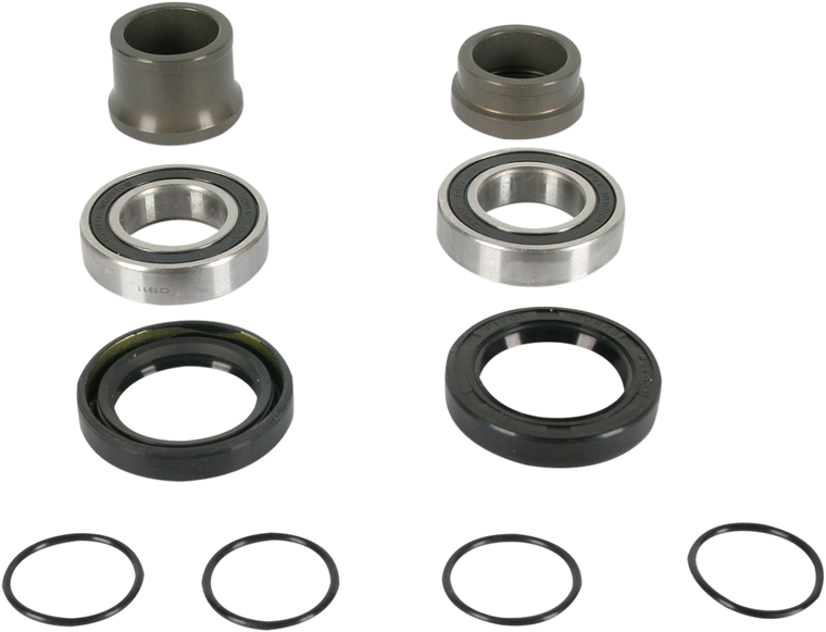 Pivot Works - Wheel Collar/Bearing Kit - Front - Watertight Wheel Collar And Bearing Kits - PWFWC-Y05-500