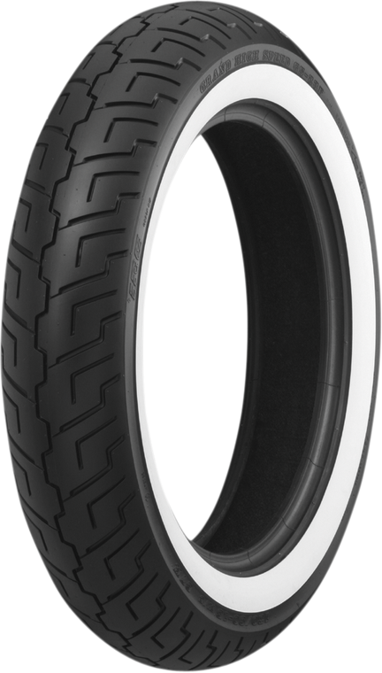 Irc - Tire - GS-23 - Front - 130/90-16 - Wide Whitewall - 67H - OEM Replacement Tire  Front - 302753