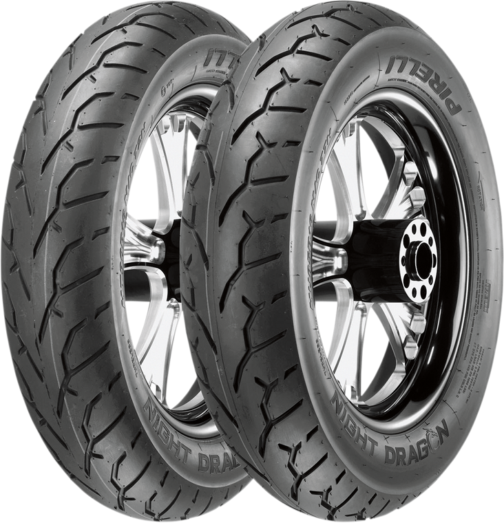 Pirelli - Tire - Night Dragon - Front - 90/90-21 - 54H - Night Dragon Tire - 1815300 Pirelli - Tire - Night Dragon - Front - 90/90-21 - 54H - Night Dragon Tire - 1815300