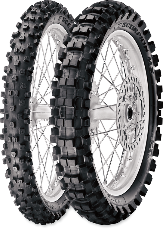 Pirelli - Tire - Scorpion MXeXTRA-X - Rear - 110/90-19 - 62M - Scorpion MXeXTRA-X/J Tire  Rear - 2588800 Pirelli - Tire - Scorpion MXeXTRA-X - Rear - 110/90-19 - 62M - Scorpion MXeXTRA-X/J Tire  Rear - 2588800