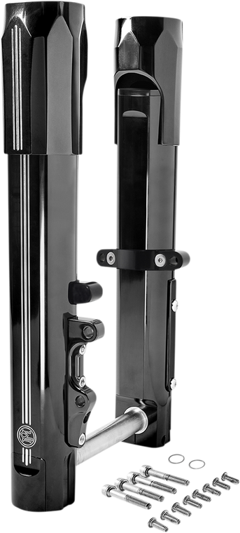 Performance Machine - Lower Fork Leg - Contrast Cut - Single Disc - Phatour 180 Front Wide Tire Kit - 0208-2174-BM