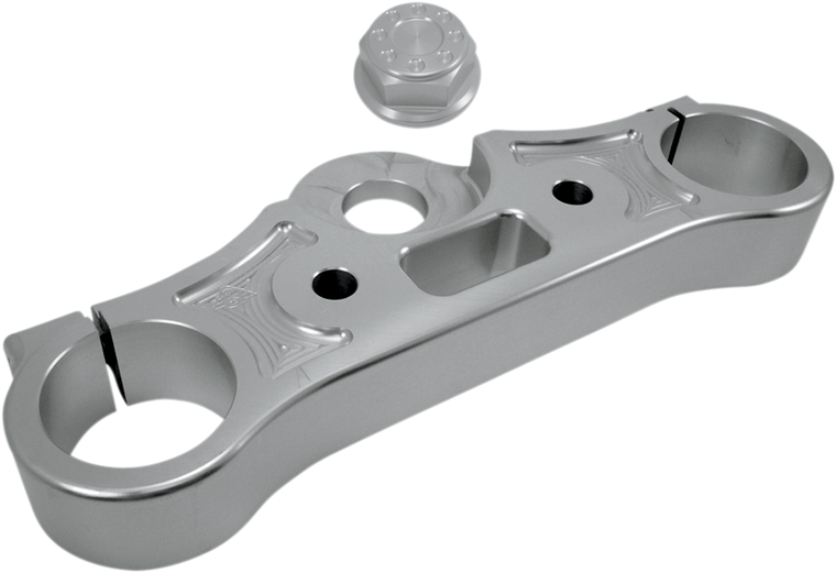 Joker Machine - Upper Triple Tree - Clear Anodized - '08-'17 FXD - Upper Triple Tree - 10-330S