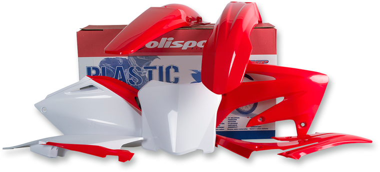 Polisport - Body Kit - Complete - OEM Red/White - CRF 250R - Body Kit For Honda - 90142