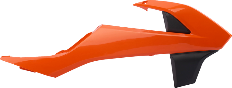Polisport - Radiator Cover - Orange/Black - KTM - Radiator Covers For KTM - 8417800001