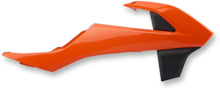 Polisport - Radiator Cover - Orange/Black - SX 65 - Radiator Covers For KTM - 8417900001