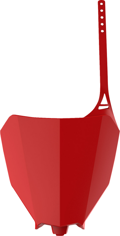 Polisport - Number Plate - Red - Honda - Front Number Plate - 8667200001