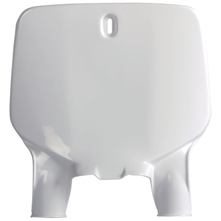Polisport - Number Plate - OEM White - KX 125/250 - Front Number Plate - 8677000001