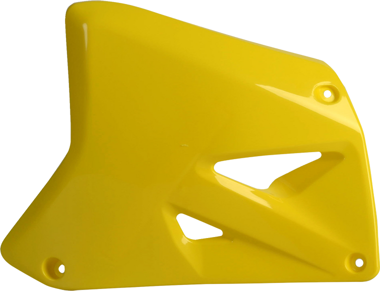 Polisport - Radiator Cover - Yellow - RM 125/250 - Radiator Covers For Suzuki - 8423000001