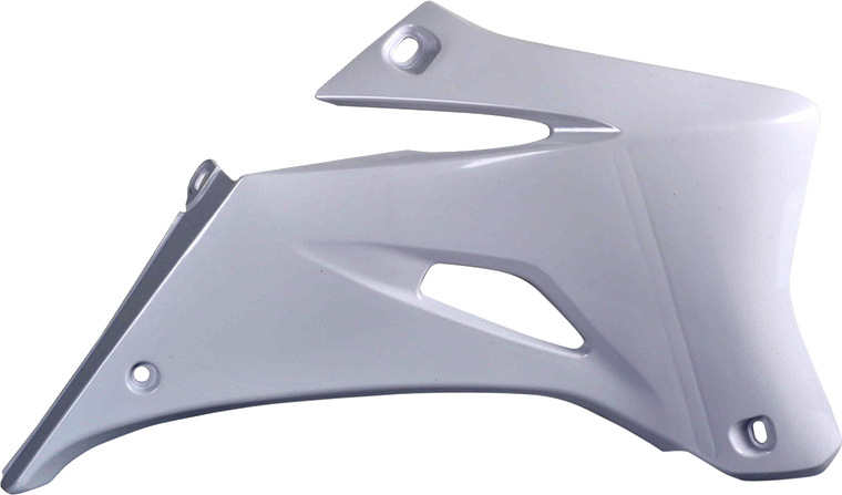 Polisport - Radiator Cover - White - YZ 250F/450F - Radiator Covers For Yamaha - 8426100005