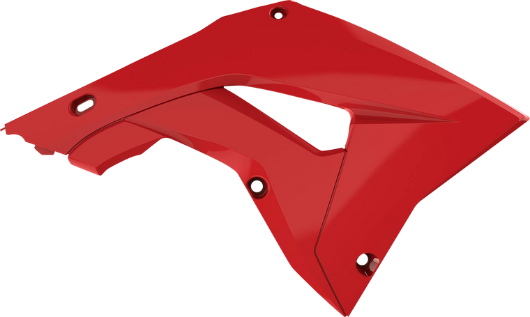 Polisport - Radiator Cover - Restyle - '04 Red - CR 125R/250R - Radiator Covers For Honda - 8421600001