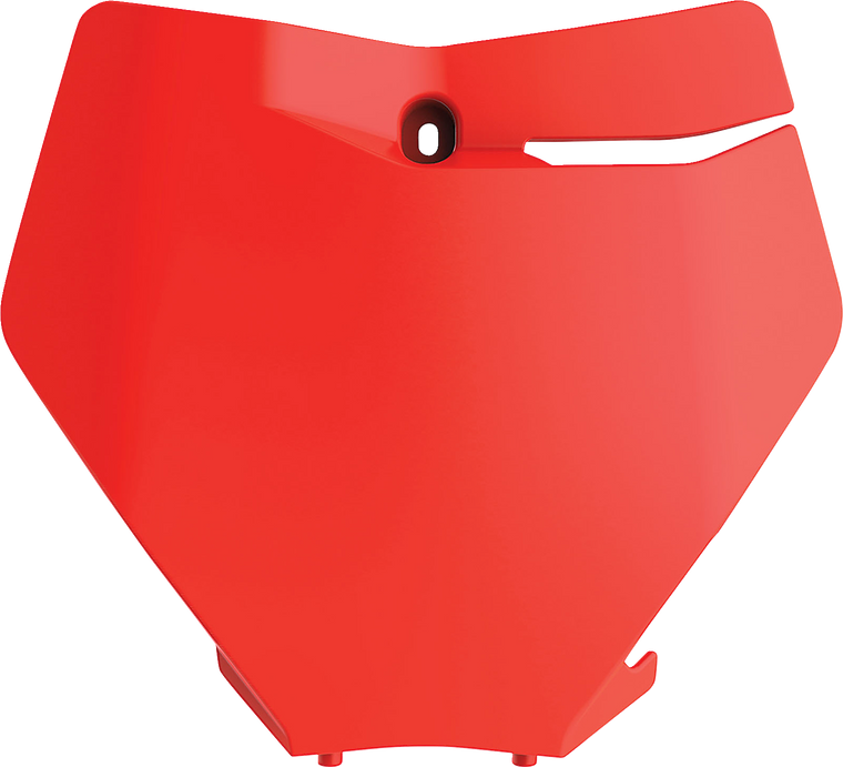 Polisport - Number Plate - Fluorescent Orange - KTM SX/SXF - Front Number Plate - 8666400006