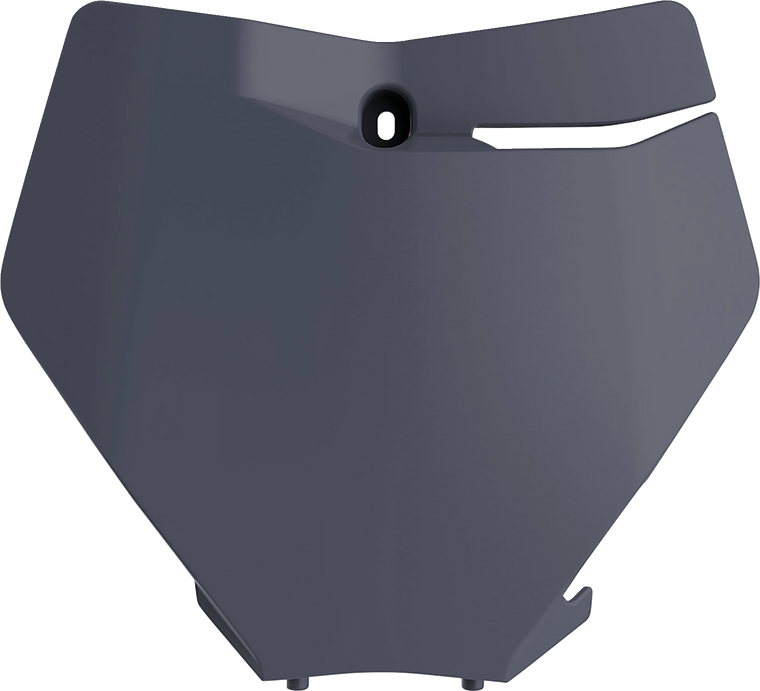 Polisport - Number Plate - Gray - KTM SX/SXF - Front Number Plate - 8666400007