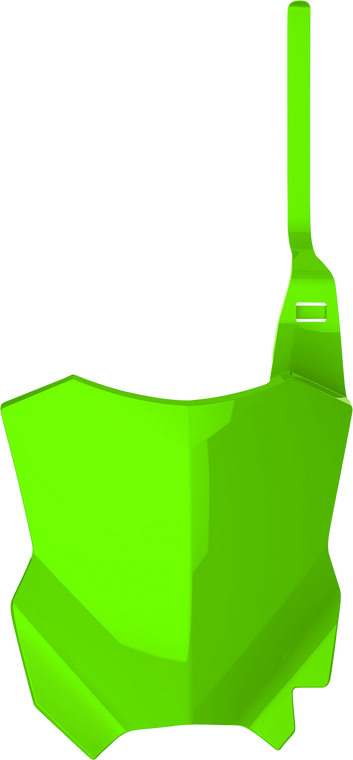 Polisport - Number Plate - Restyle - Lime Green - KX 125/250 - Restyle Number Plate - 8665900010