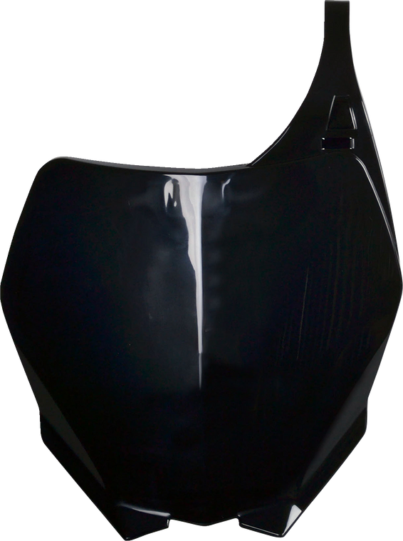 Polisport - Number Plate - Black - YZ/YZF - Front Number Plate - 8658100004