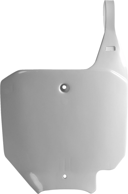 Polisport - Number Plate - OEM White - CR 80R/85R - Front Number Plate - 8662200001