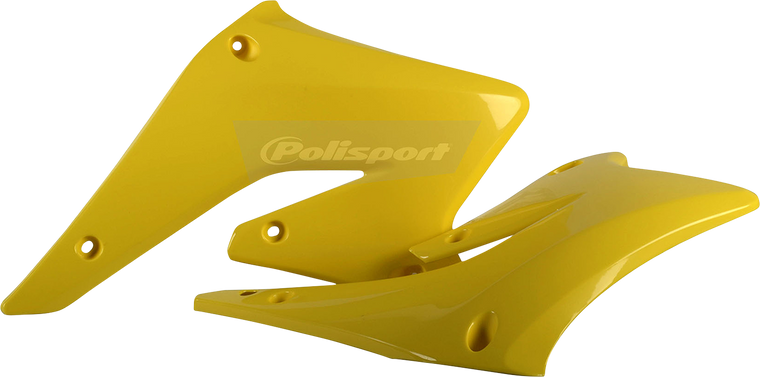 Polisport - Radiator Cover - Yellow - RMZ 250 - Radiator Covers For Suzuki - 8410400001